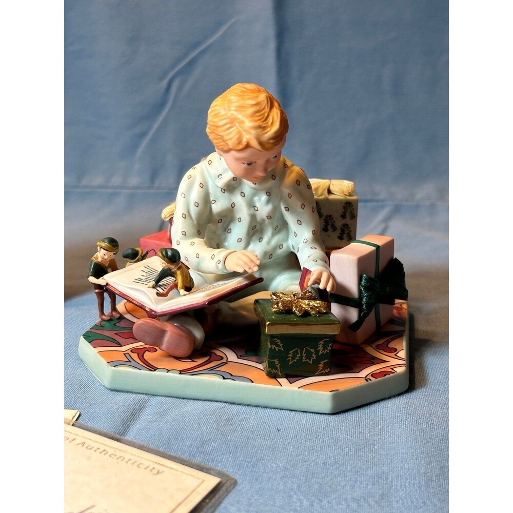 Vivi Life In Porcelain Elvish Dreams Boy on Christmas Morning (PM)